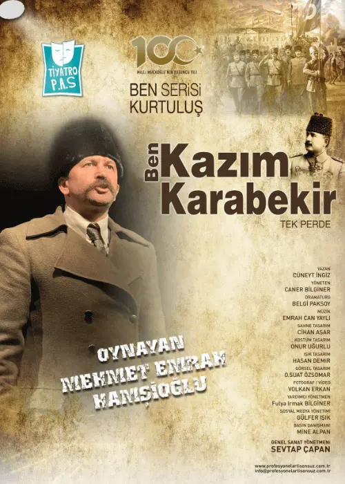 Ben Kazım Karabekir tiyatro oyunu - TheHouseSeat dijital sahne